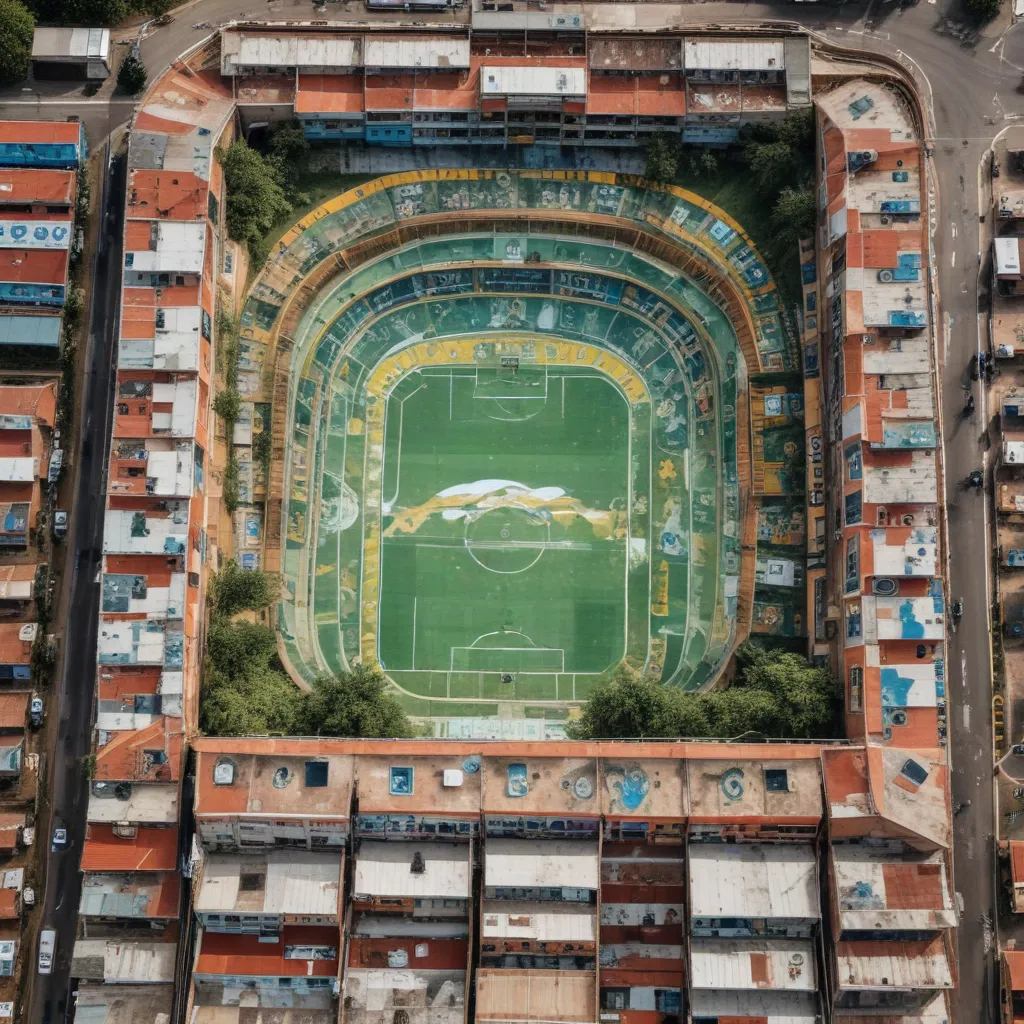 Painted Terraces: The Vibrant Art of Brazilian Football Stadium Murals